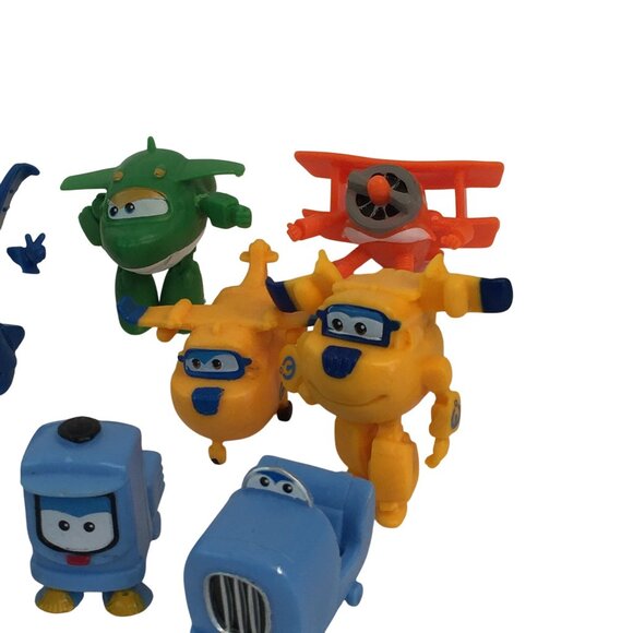 Super Wings Toy Figures Lot of 20 Mini Figures 2" Cake Toppers - Picture 7 of 9